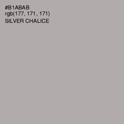 #B1ABAB - Silver Chalice Color Image